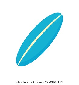 Surfboard vector Helps to relax in summer Beach trip concept.
