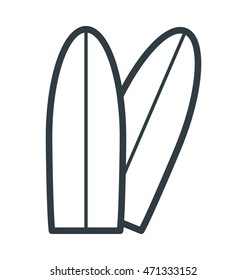 Surfboard Vector Icon