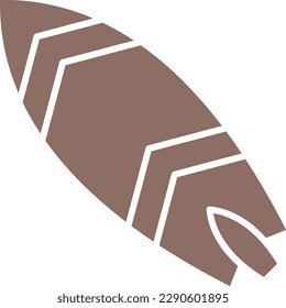 Surfboard vector icon. Can be used for printing, mobile and web applications.