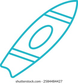 Surfboard vector icon. Can be used for printing, mobile and web applications.