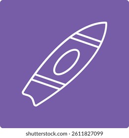 Surfboard vector icon. Can be used for printing, mobile and web applications.