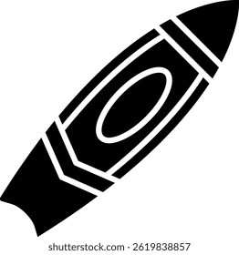 Surfboard vector icon. Can be used for printing, mobile and web applications.