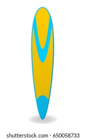 Surfboard vector illustration