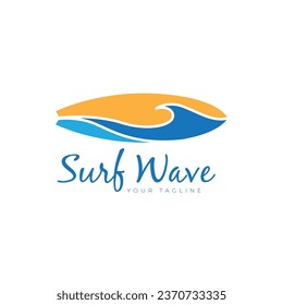 surfboard  waves  beach  summer  logo vector icon symbol minimalist design