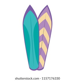 surfboards sport isolated icon