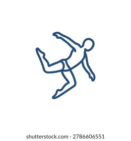 Surfer Falling From Surfboard Wave Icon Illustration Containing surfing accident, ocean sport, and water splash