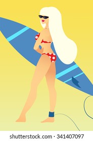 Surfer girl