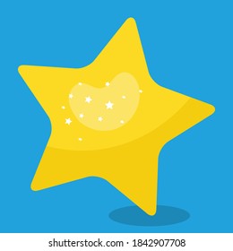 surfer girl star design vector illustration