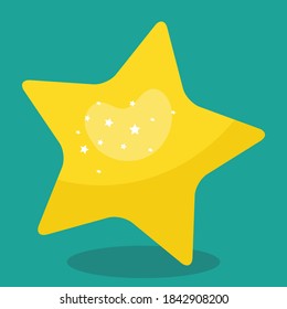 surfer girl star design vector illustration