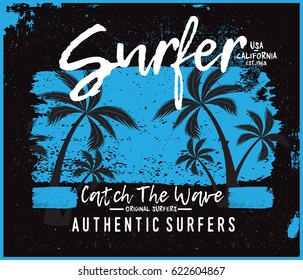 surfer graphic