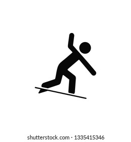 Surfer, icon. Element of simple icon for websites, web design, mobile app, infographics. Thick line icon for website design and development, app development