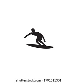 Surfer logo icon design vector template