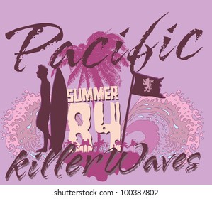 surfer silhouette