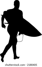 surfer silhouette