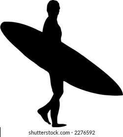 surfer silhouette