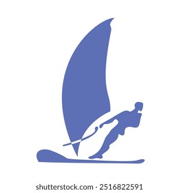 Surfista Esporte Mar Surfboard Ícone Sinal