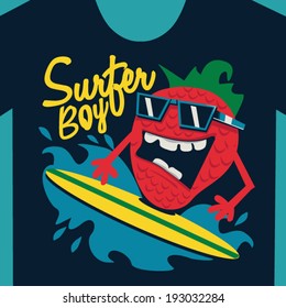 surfer strawberry