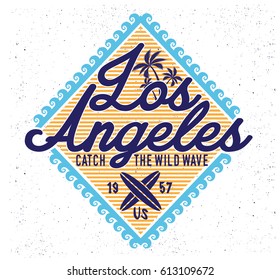 surfer t-shirt graphic