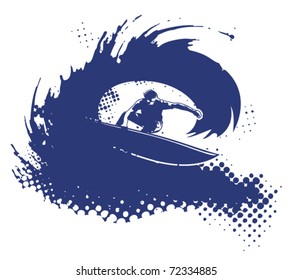 surfer in tube