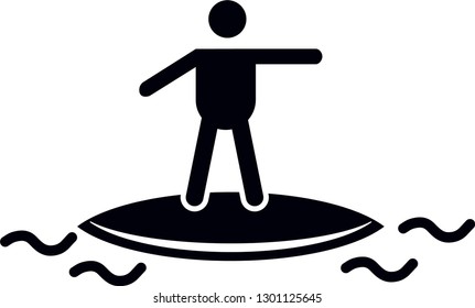 surfer vector icon