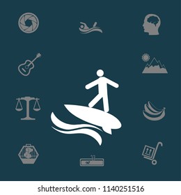 Surfer vector illustration
