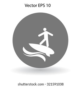 Surfer vector illustration