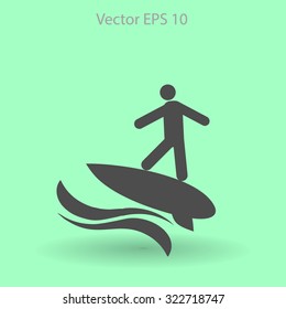 Surfer vector illustration