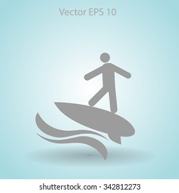 Surfer vector illustration