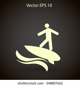 Surfer vector illustration