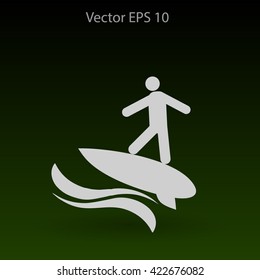 Surfer vector illustration