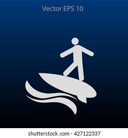 Surfer vector illustration