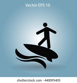 Surfer vector illustration
