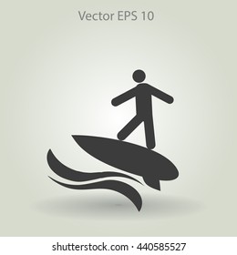 Surfer vector illustration