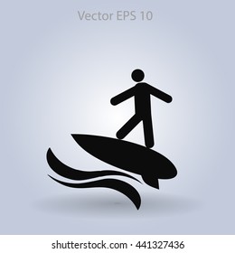 Surfer vector illustration