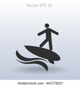 Surfer vector illustration