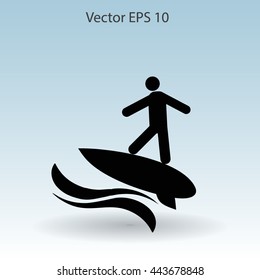 Surfer vector illustration