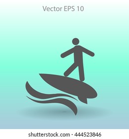 Surfer vector illustration