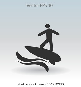 Surfer vector illustration