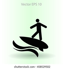 Surfer vector illustration