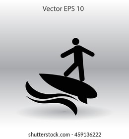 Surfer vector illustration