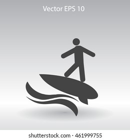 Surfer vector illustration