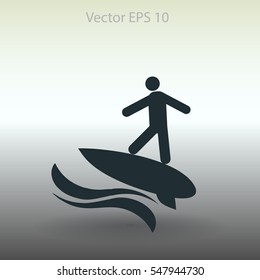 Surfer vector illustration