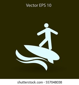 Surfer vector illustration