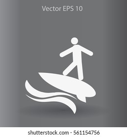Surfer vector illustration
