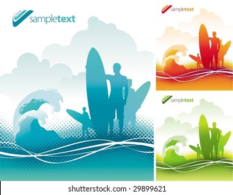 Surfers team