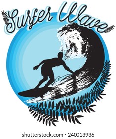  surfers .vector.