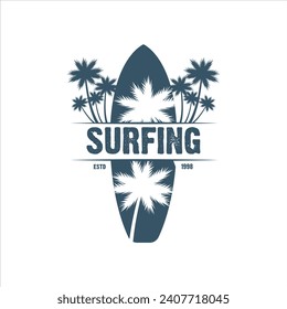 surfing artwork for t-shirt design