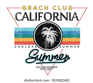 Surfing beach club chest t shirt print design. Summer vibes retro artwork for t shirt , sweatshirt sticker and others.