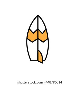 Surfing Board Icon