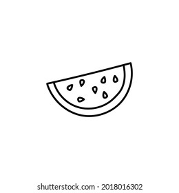 Surfing board icon in flat black line style, isolated on white background 